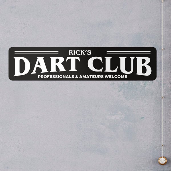 Stickers muraux: Dart Club