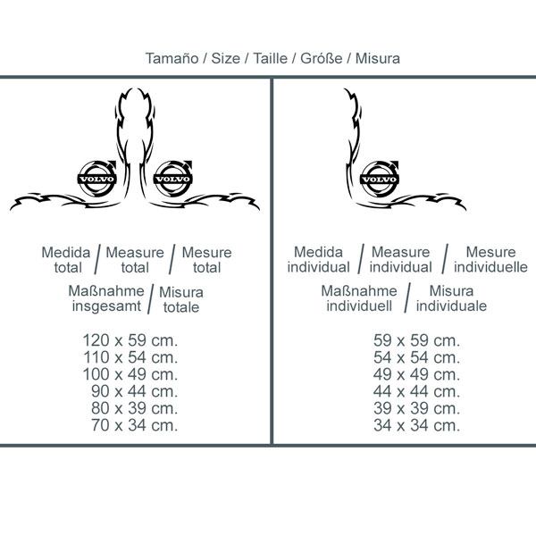 Autocollants: Bouclier tribale Volvo pour camion
