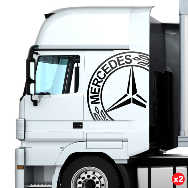 Autocollants: Camion Mercedes