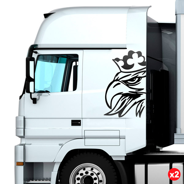Autocollants: Tête d'aigle Scania pour les camions Scania