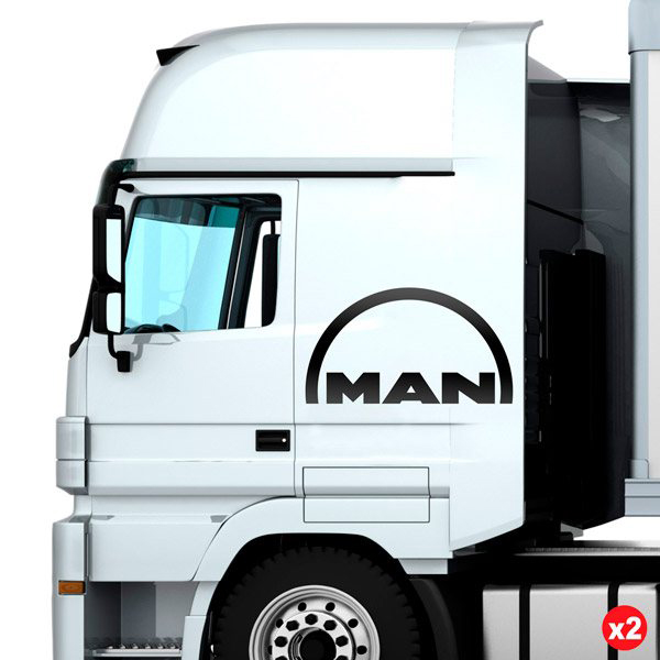 Autocollants: Logo Simple MAN  pour camion
