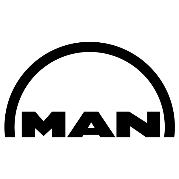 Autocollants: Logo Simple MAN  pour camion