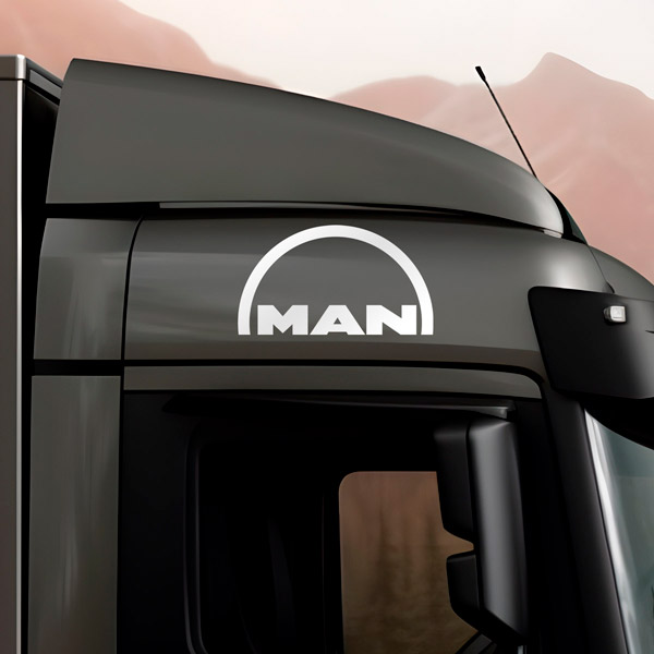 Autocollants: Logo Simple MAN  pour camion