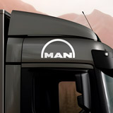 Autocollants: Logo Simple MAN  pour camion 2