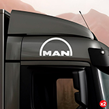 Autocollants: Logo Simple MAN  pour camion 2