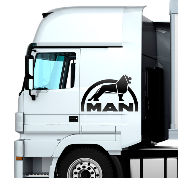 Autocollants: Logo MAN Lion pour camion