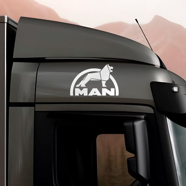 Autocollants: Logo MAN Lion pour camion