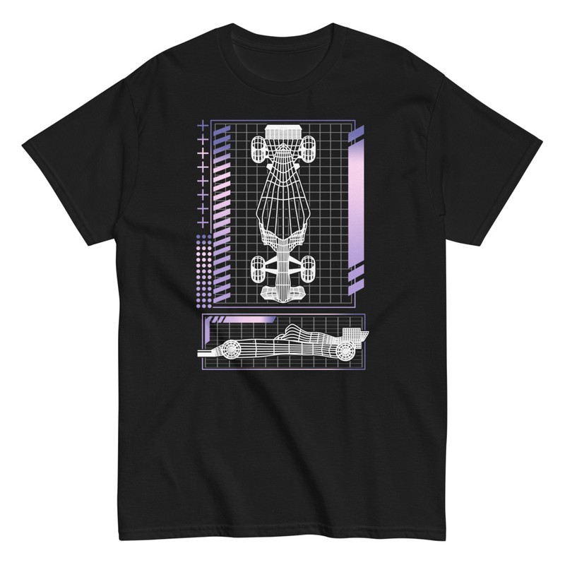 T-shirts: Sch&eacute;ma Technique de Voiture de Formule 1