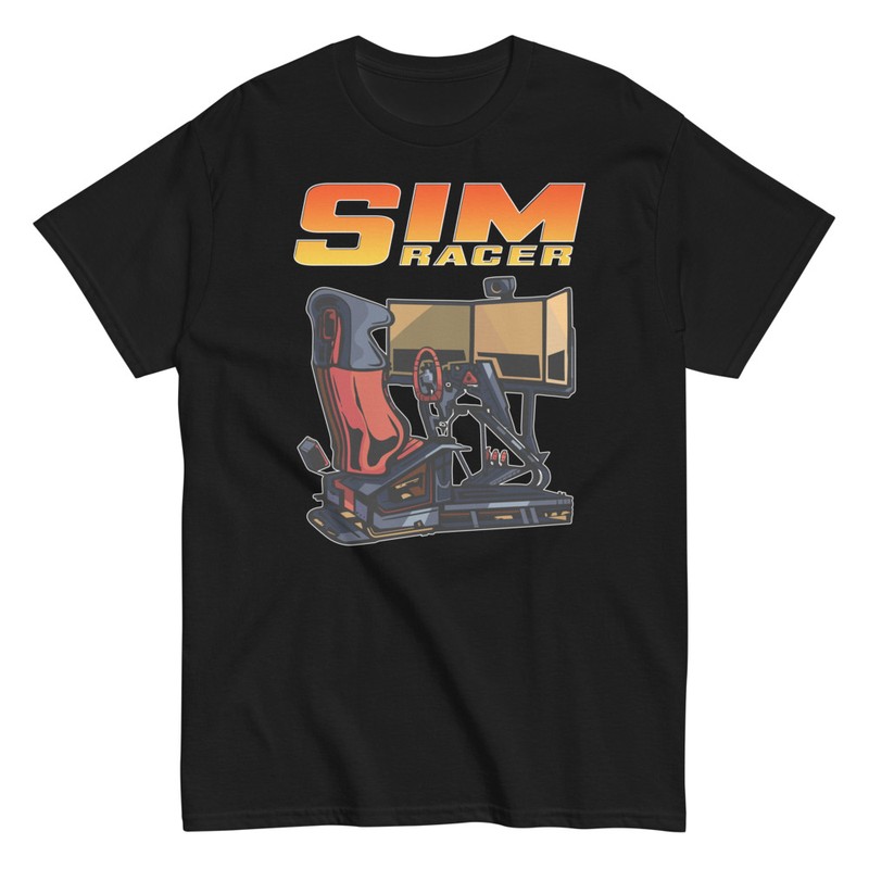 T-shirts: T-shirt Sim Racer pour les gamers