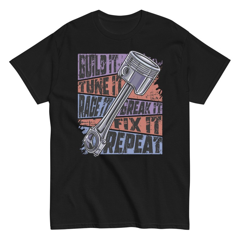 T-shirts: T-shirt Build It Tune It Race It pour les fans de 