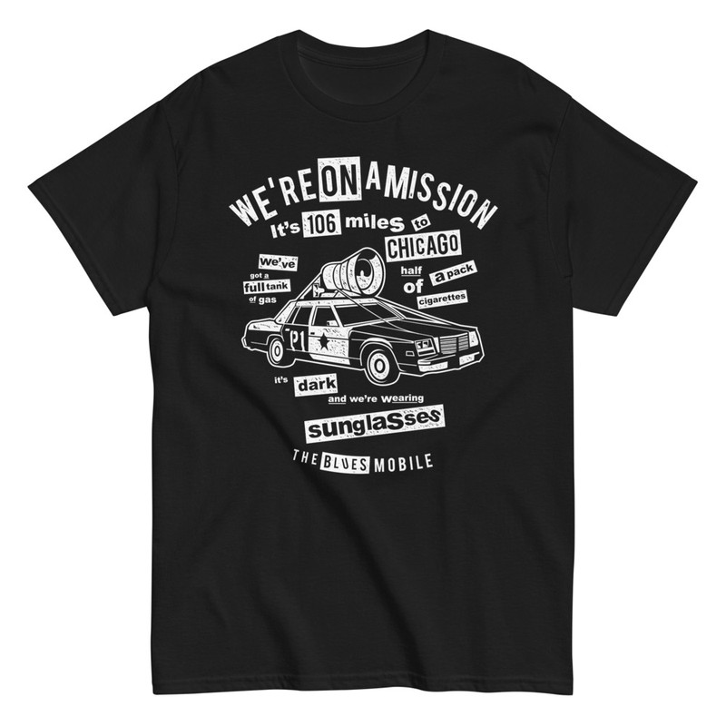 T-shirts: T-shirt avec des citations de The Blues Brothers e