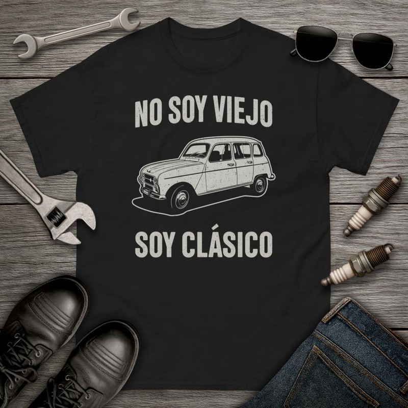 T-shirts: Renault 4L Classique Non Je Ne Suis Pas Vieux Je S