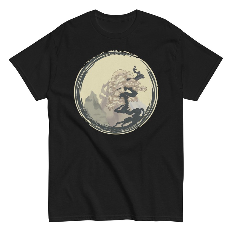 T-shirts: Bonsai Zen en Montagnes