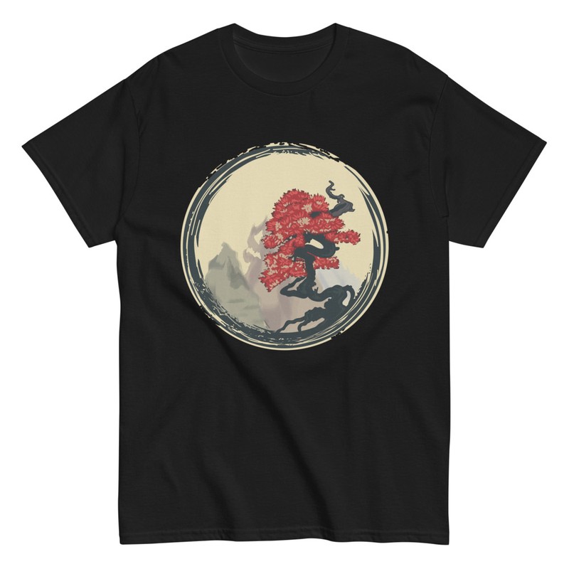 T-shirts: Enso et Bonsai Zen Japonais