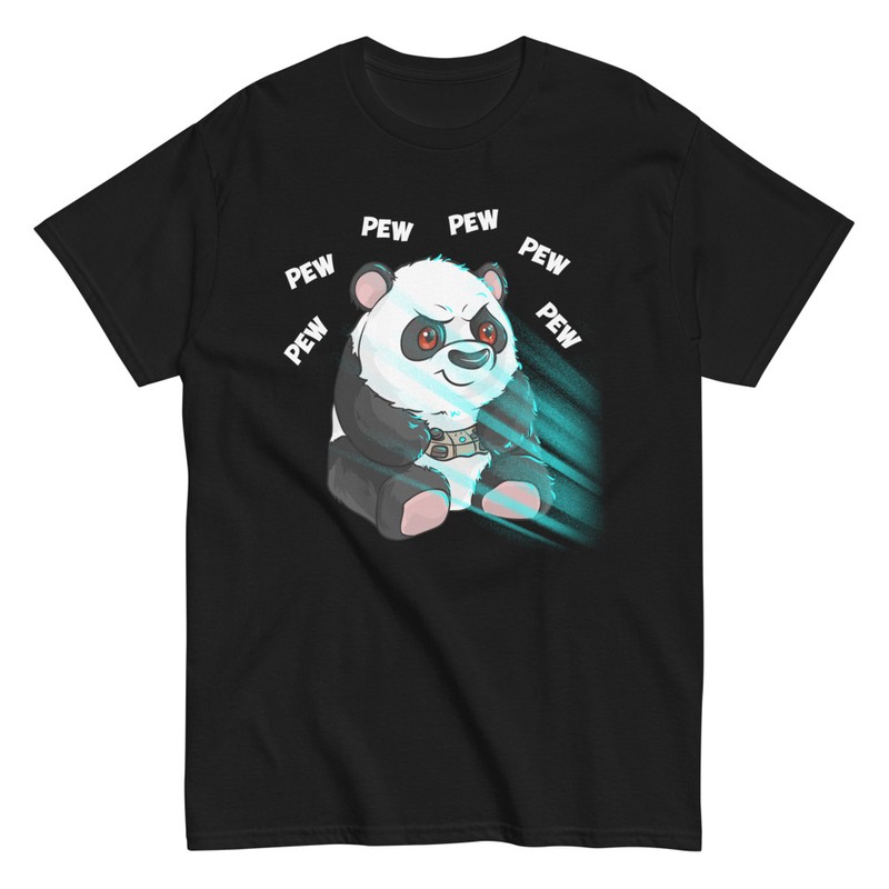 T-shirts: Panda Gamer Pew Pew Shooter