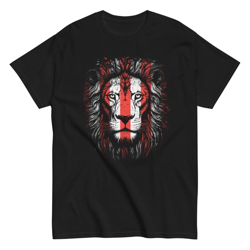 T-shirts: T-shirt lion pour supporters