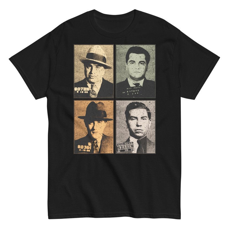T-shirts: Gangsters Vintage Mafia Al Capone