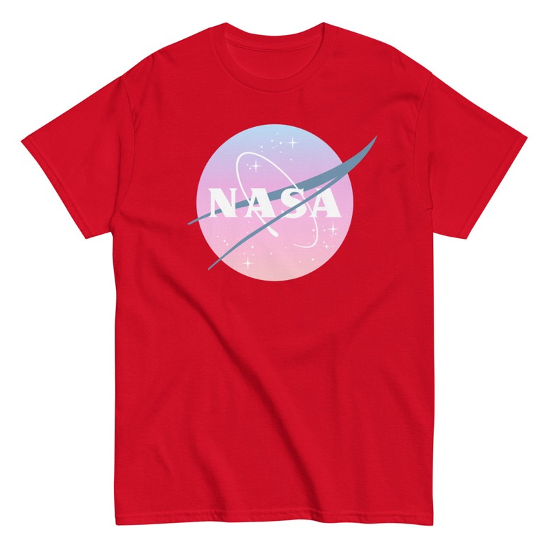 T-shirts: T-shirt logo NASA en tons roses