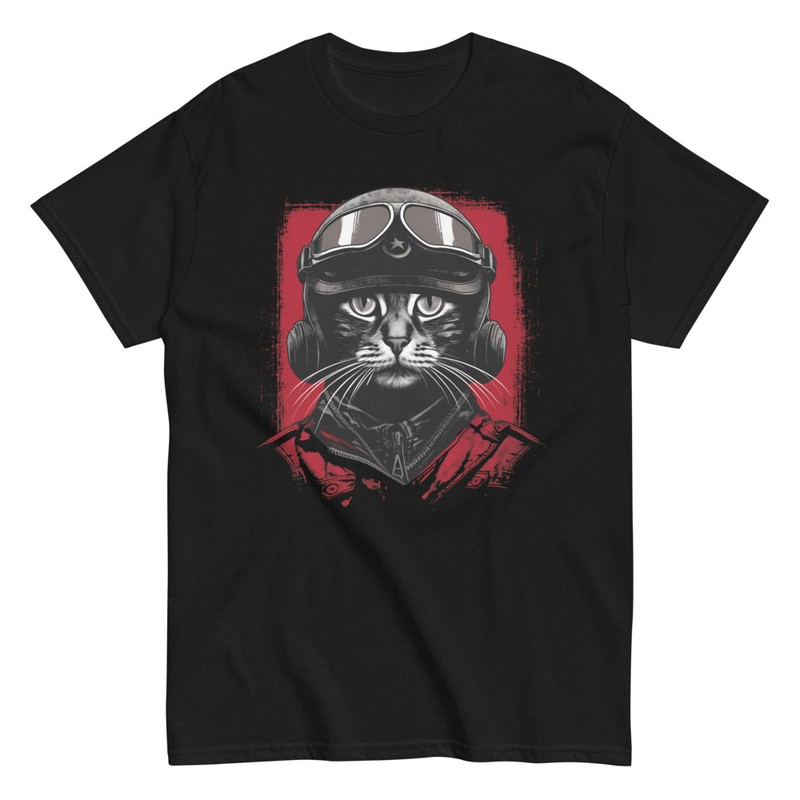 T-shirts: Chat Aviateur Geek