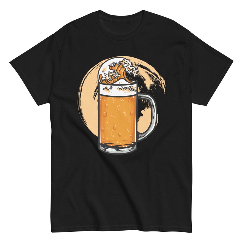 T-shirts: Grande Vague Kanagawa Bière