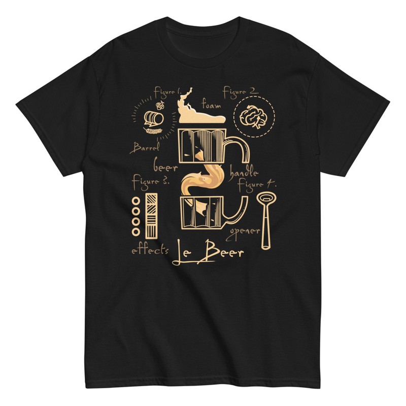 T-shirts: Projet Da Vinci Chope de Bière