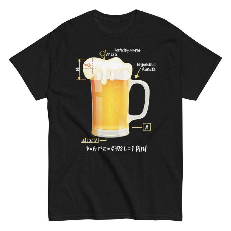 T-shirts: T-Shirt Formules Mathématiques Bière