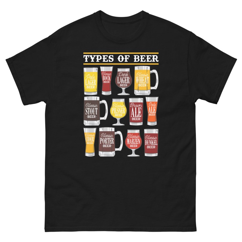 T-shirts: T-shirt Types de Bières