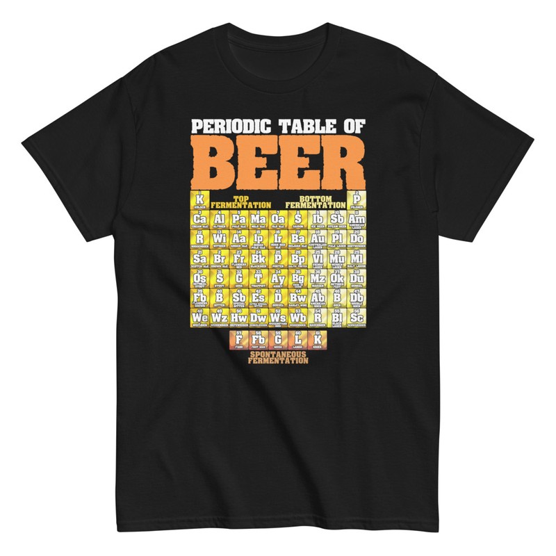 T-shirts: Bières Tableau Périodique Chimie