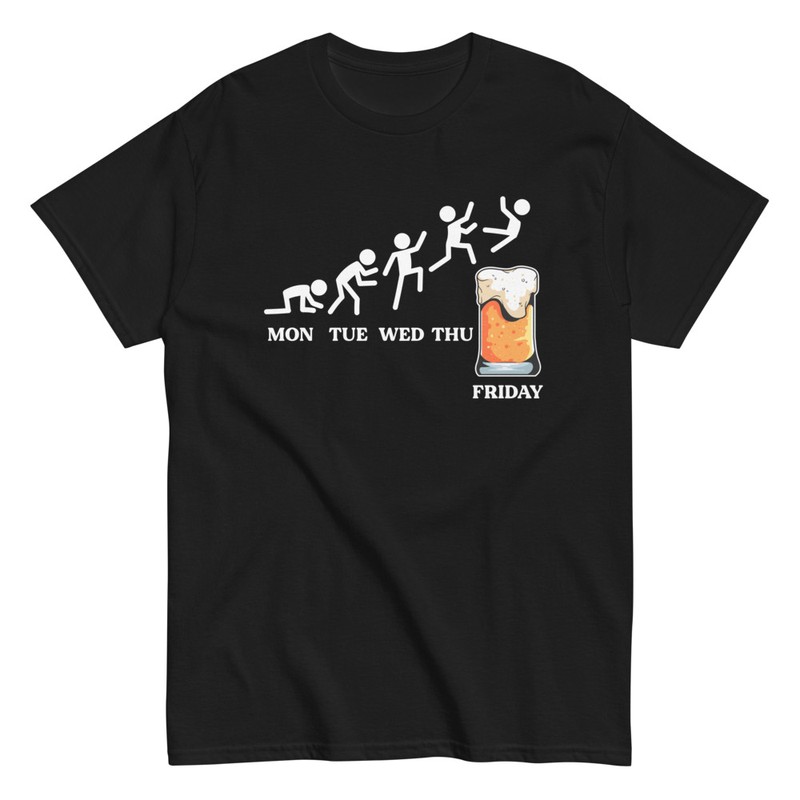 T-shirts: Évolution Semaine Bière Humour