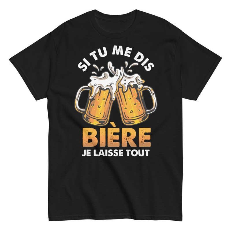 T-shirts: Bière Je Laisse Tout