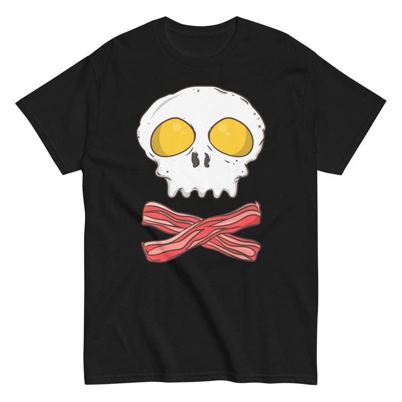 T-shirts: Crâne Pirate ufs et Bacon