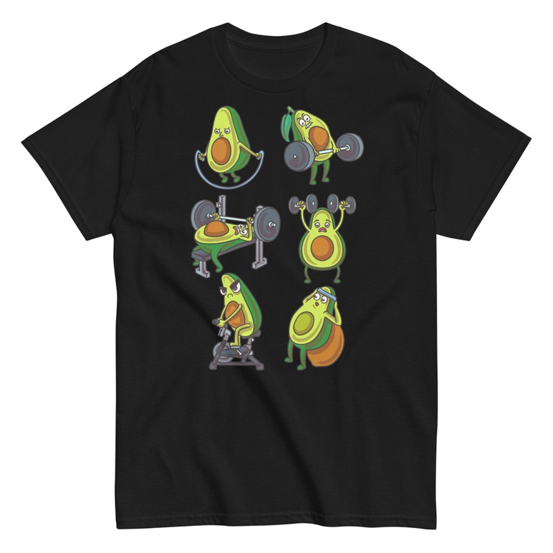 T-shirts: Routine de Gym Avocat Drôle
