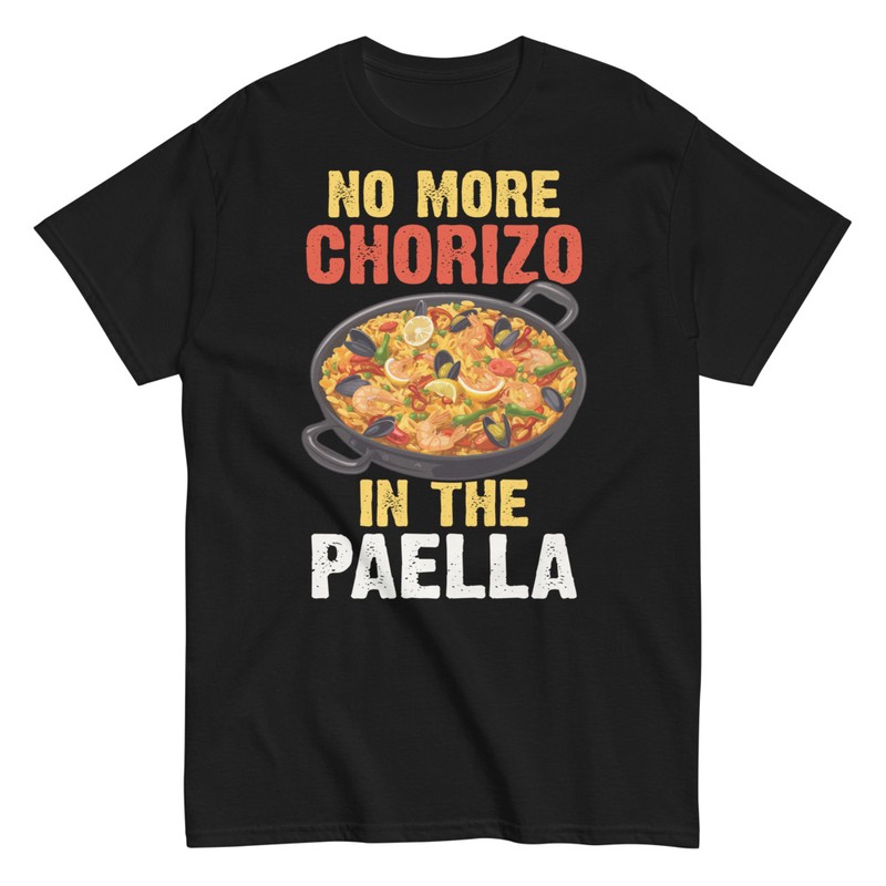 T-shirts: T-shirt Drôle Paella Sans Chorizo