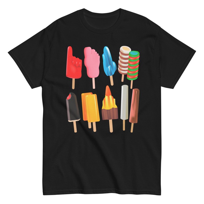 T-shirts: Glaces Rétro Années 80 et 90