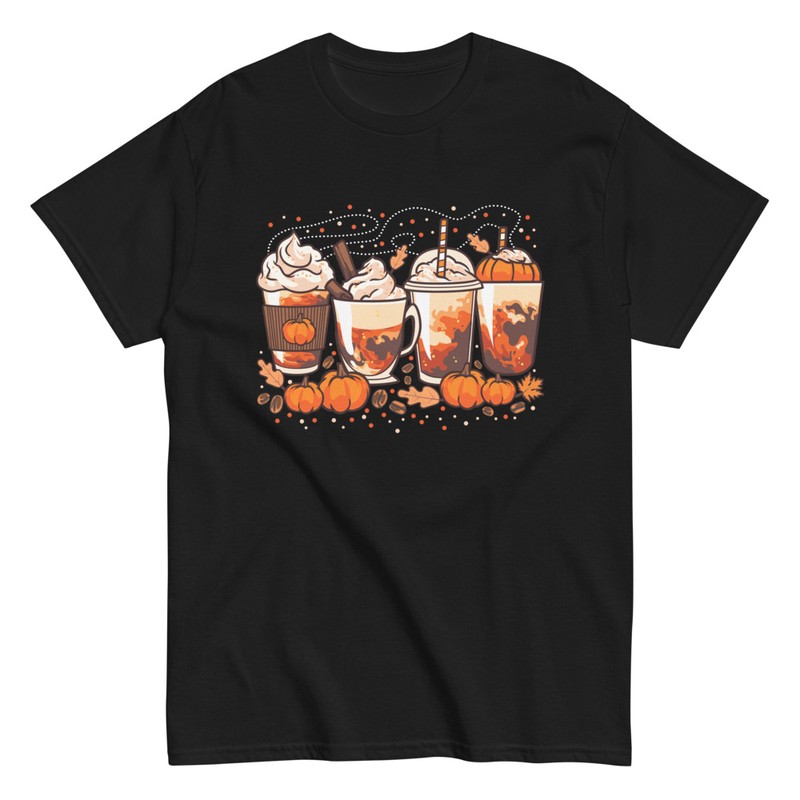 T-shirts: Cafés d'Automne d'Halloween
