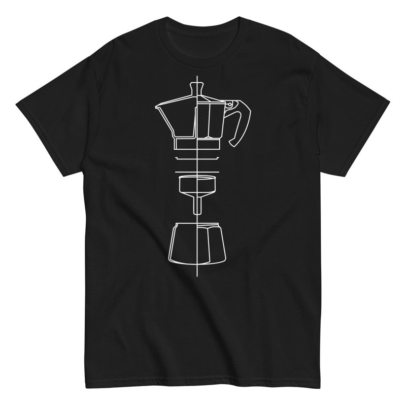 T-shirts: Cafetière Italienne Vintage