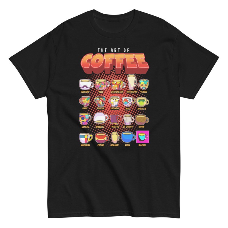 T-shirts: T-shirt Café Inspiré par des Peintres Célèbres