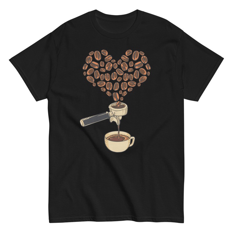 T-shirts: T-shirt Café Grains Espresso
