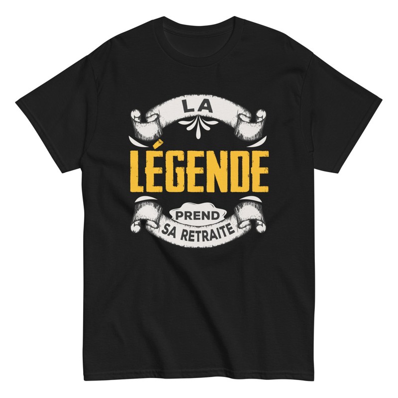 T-shirts: T-shirt légende retraite
