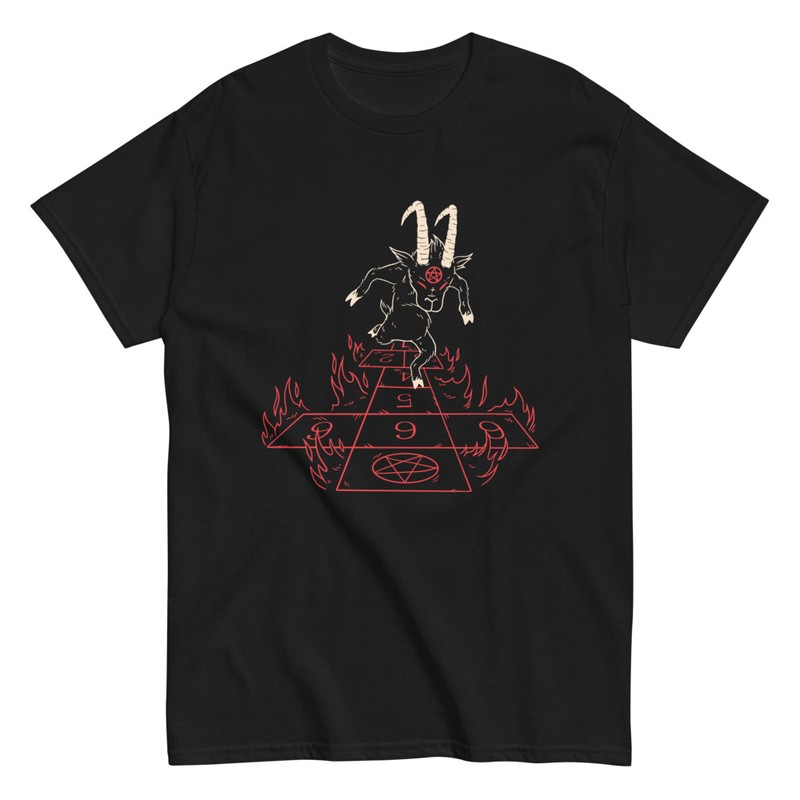 T-shirts: Chèvre Démon Marelle de l'Enfer Halloween