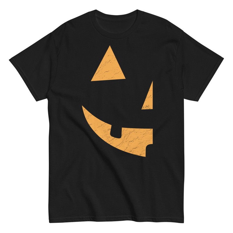 T-shirts: Moitié Gauche du Visage Halloween pour Couples