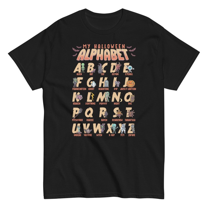 T-shirts: Mon Alphabet d'Halloween Amusant