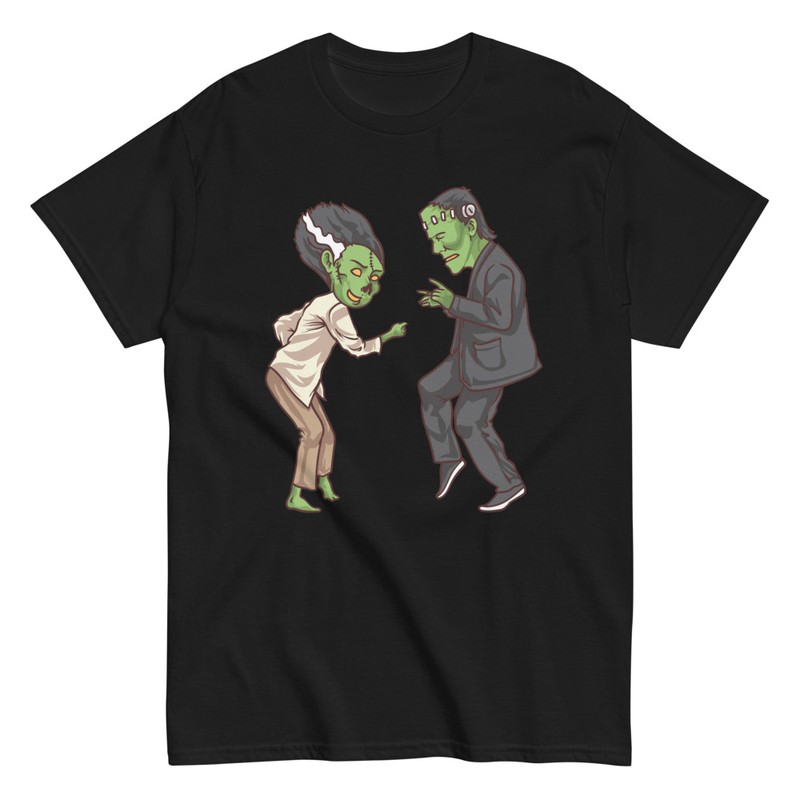 T-shirts: Frankenstein et Sa Fiancée Dansant Pulp Fiction Ha