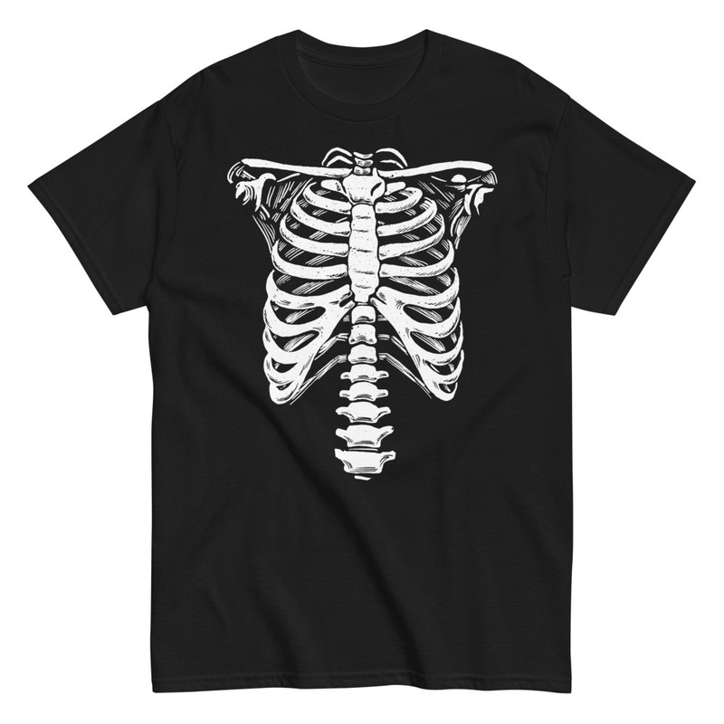 T-shirts: T-shirt squelette pour Halloween