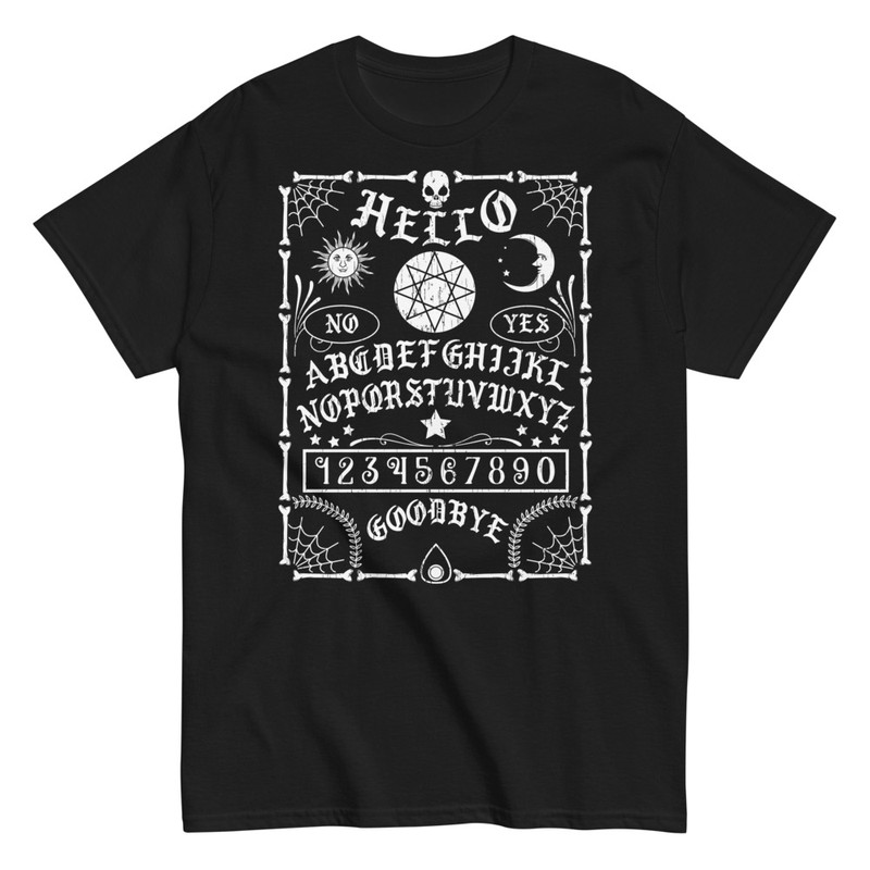 T-shirts: T-Shirt Ouija Halloween Spiritisme