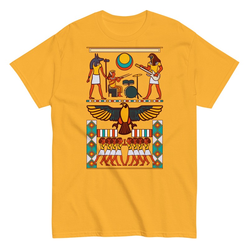 T-shirts: T-shirt Rock Parodie de la Bande Égyptienne