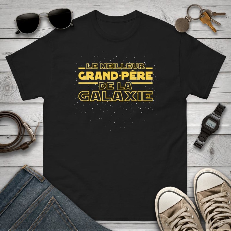 T-shirts: Le Meilleur Grand-Père de la Galaxie
