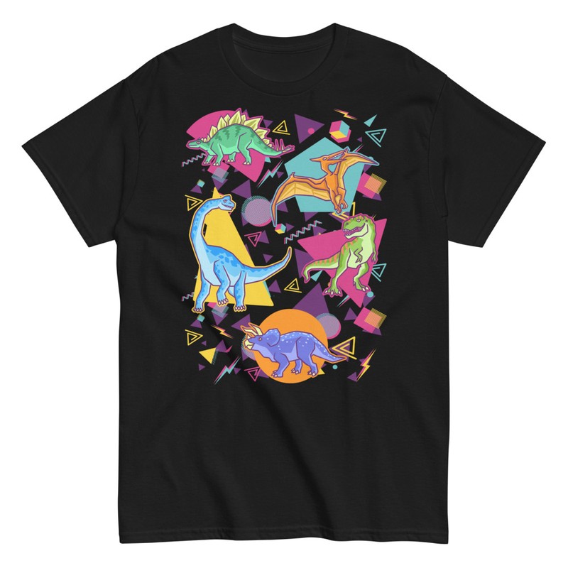 T-shirts: Dinos Amusants Années 90