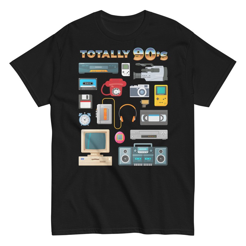 T-shirts: Appareils Électroniques Totally 90s