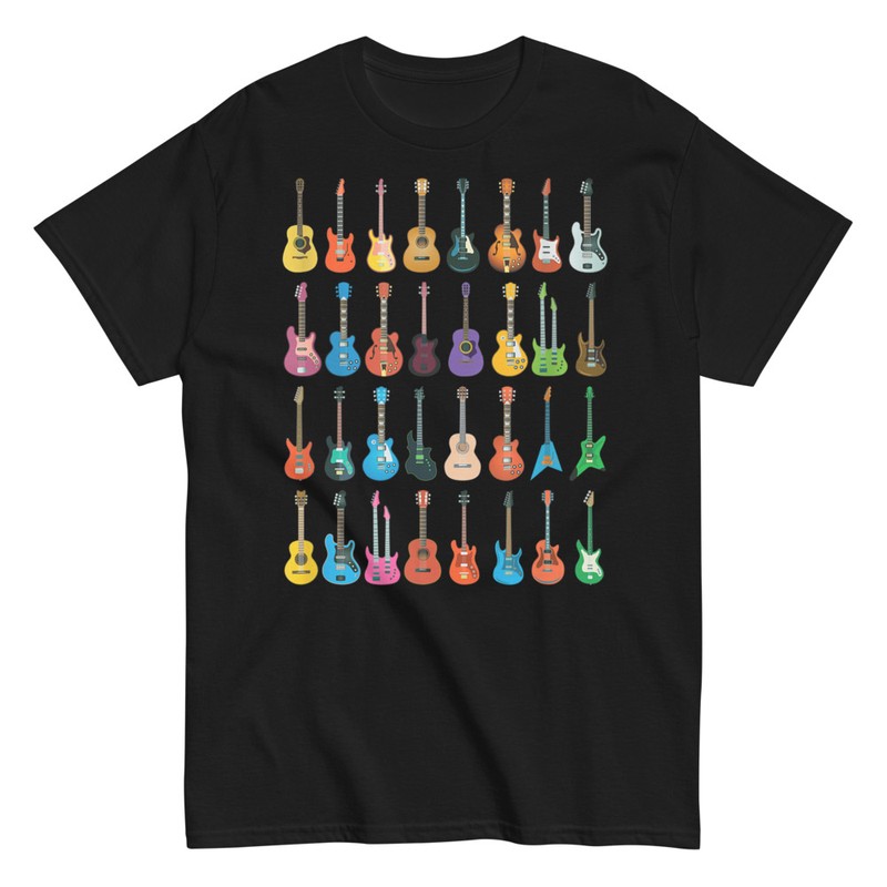 T-shirts: Collection de Guitares Rock